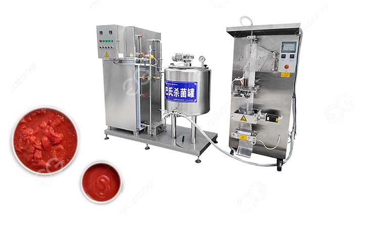pasteurizador de salsa de tomate