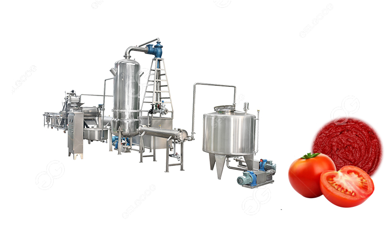 línea de producción de pasta de tomate