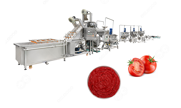 proceso de pasta de tomate