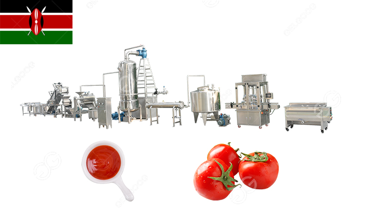 Máquina para hacer salsa de tomate en Kenia